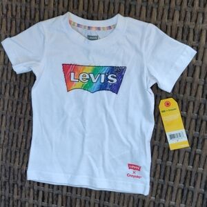 Levi's girl shirt size 2T color white